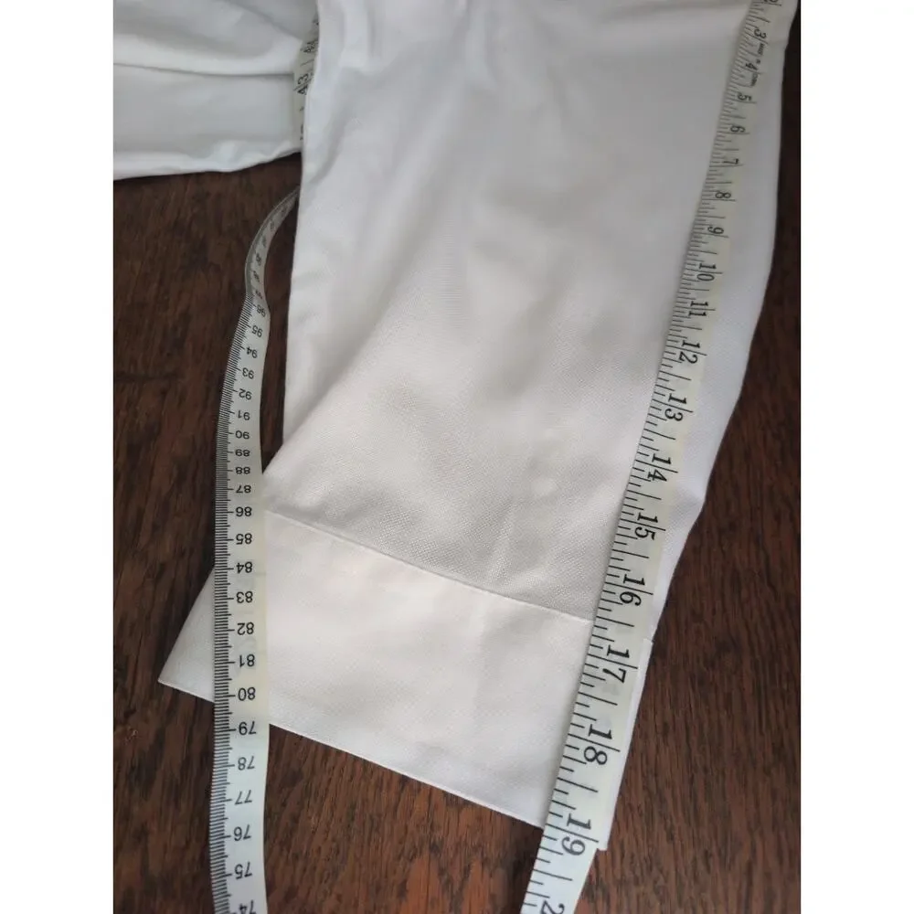 Coldwater Creek Blouse Womens 3X White Non-Iron Button Career Work‎ Professional